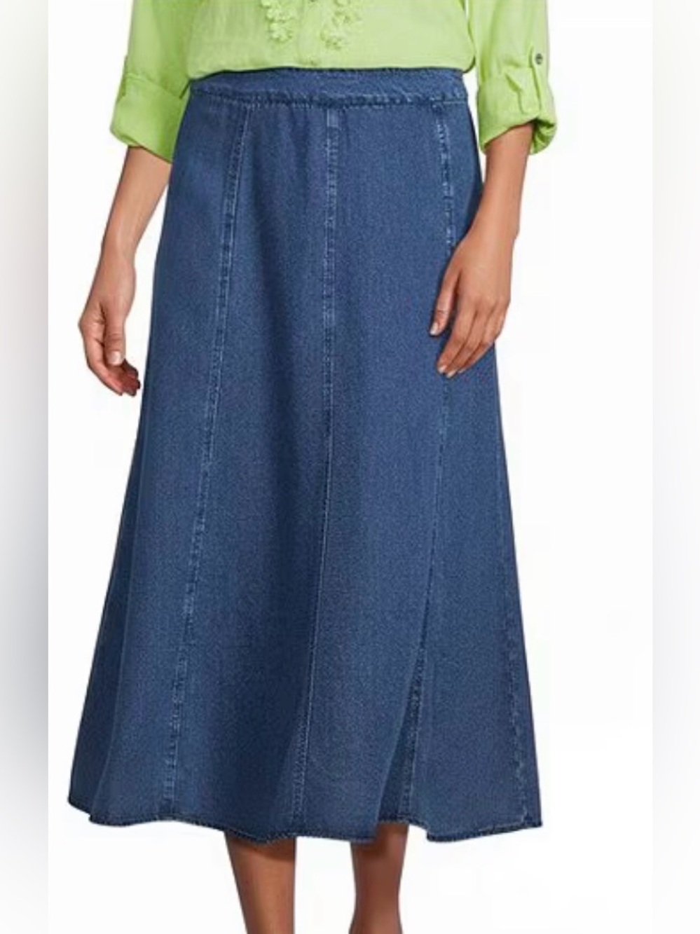 John Mark denim skirt